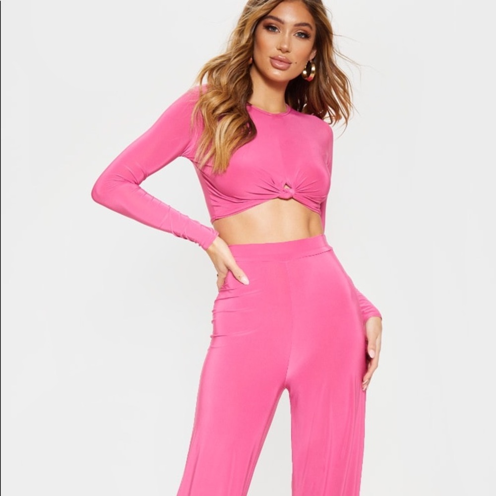 Palazzo pants. Prettylittlething.